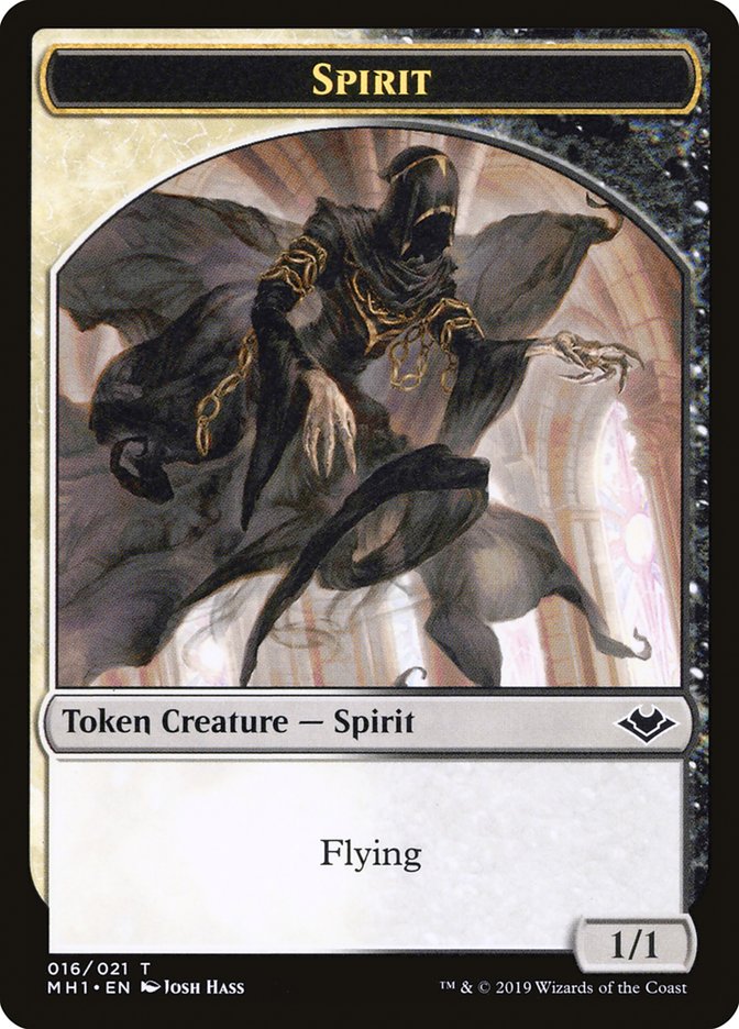 Spider // Spirit Double-Sided Token [Modern Horizons Tokens] Magic: The Gathering
