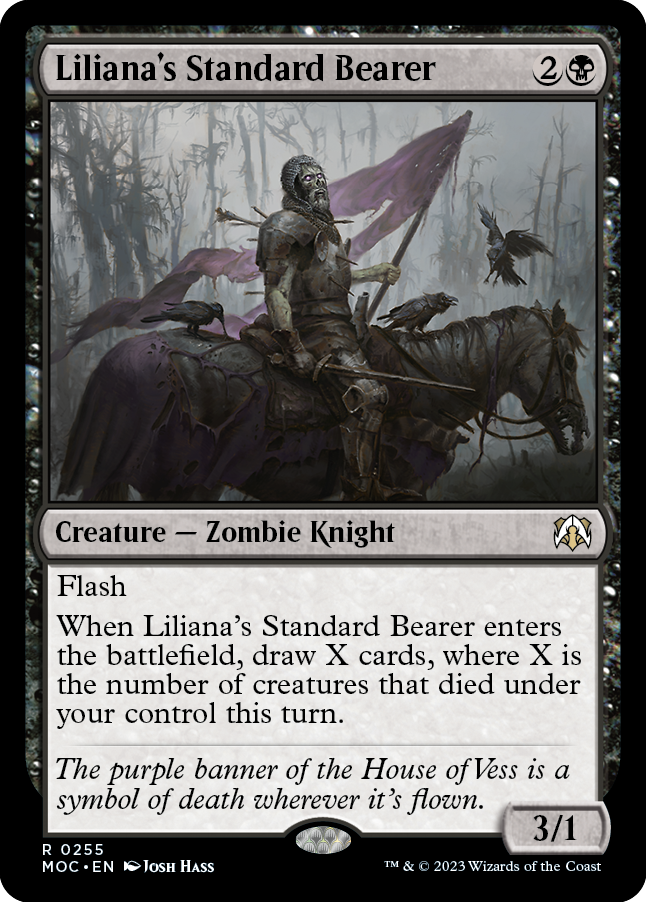 Liliana's Standard Bearer [March of the Machine Commander] Magic: The Gathering