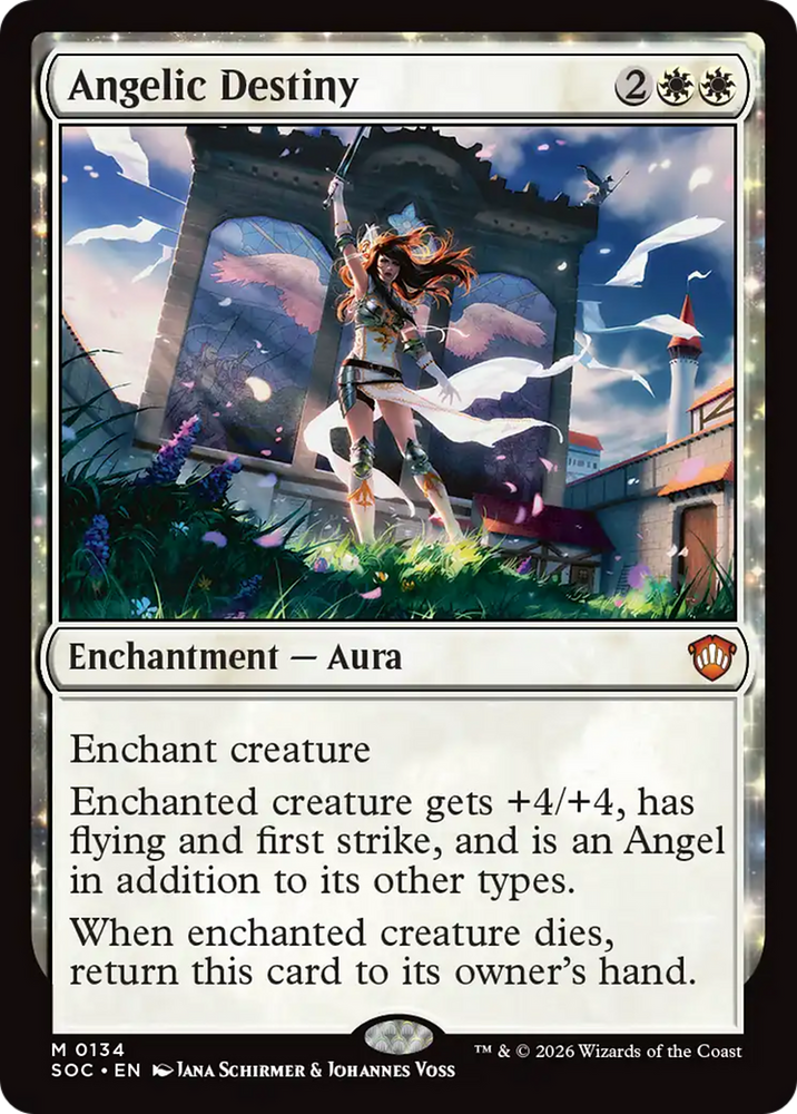 Angelic Destiny [Secrets of Strixhaven Commander] Magic: The Gathering