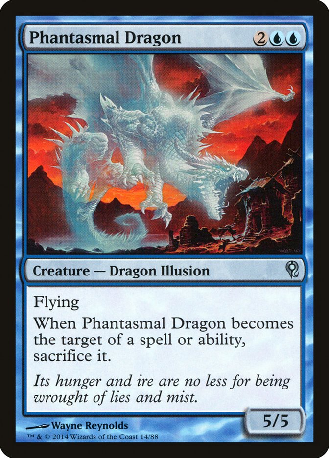 Phantasmal Dragon [Duel Decks: Jace vs. Vraska] Magic: The Gathering