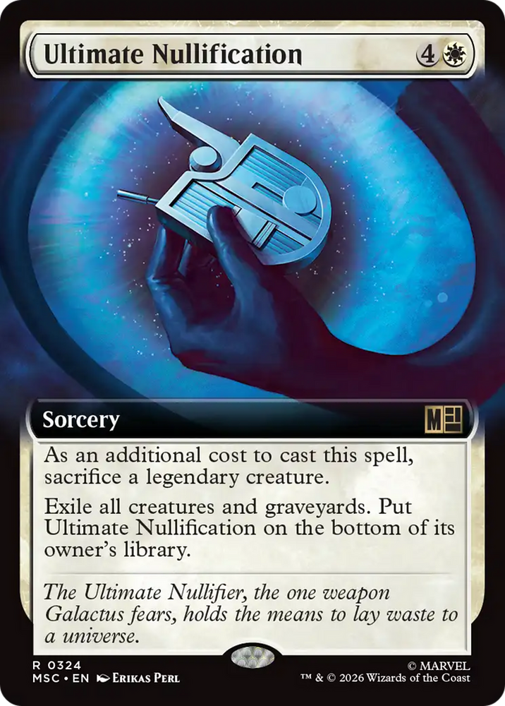 Ultimate Nullification (Extended Art) [Marvel Super Heroes Commander] Magic: The Gathering