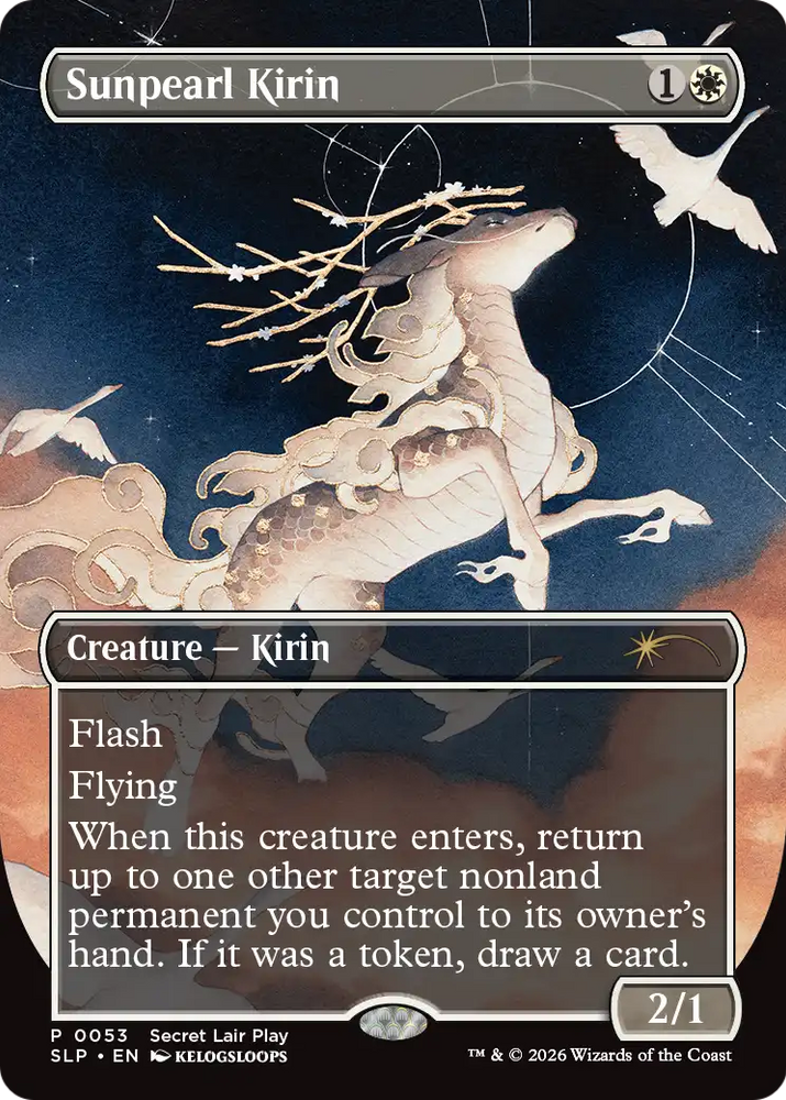 Sunpearl Kirin [Secret Lair Showdown] Magic: The Gathering