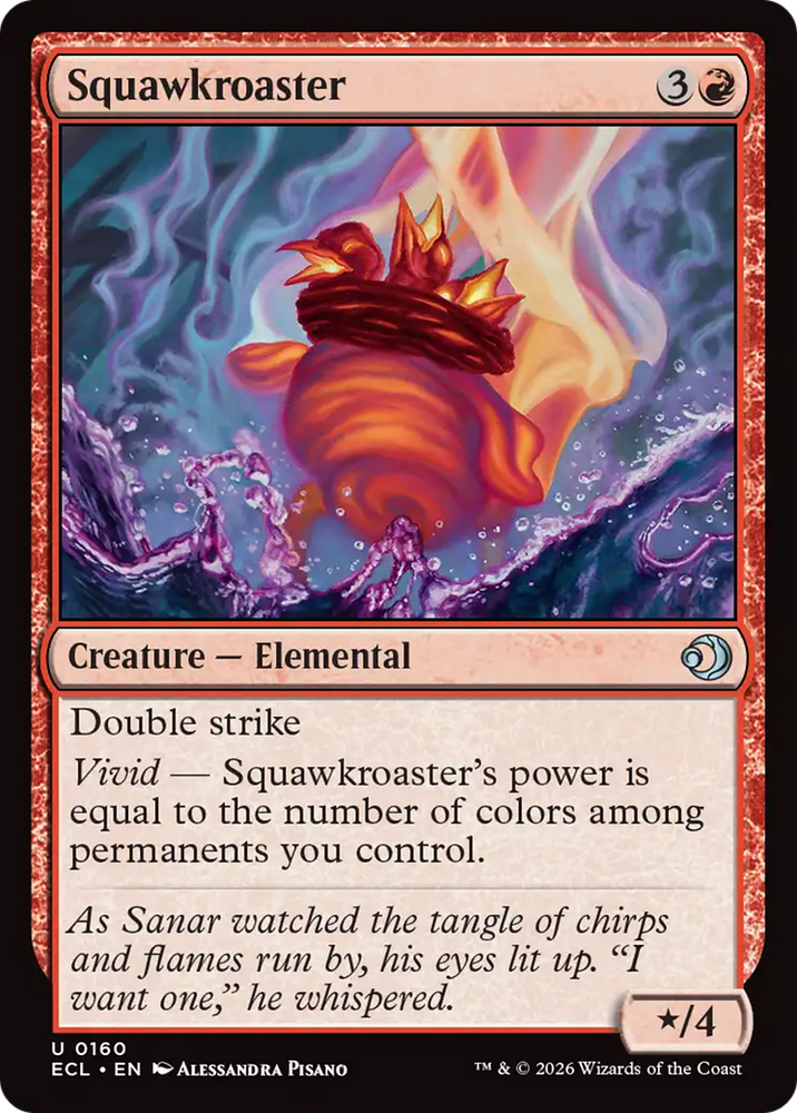 Squawkroaster [Lorwyn Eclipsed] Magic: The Gathering