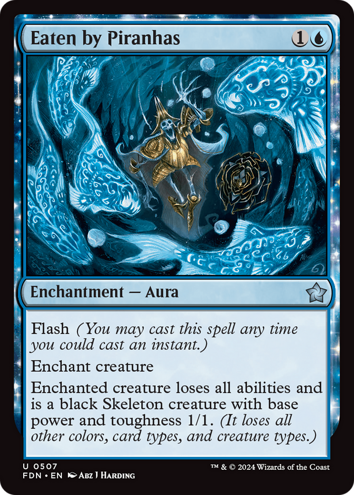 Eaten by Piranhas [Foundations] Magic: The Gathering
