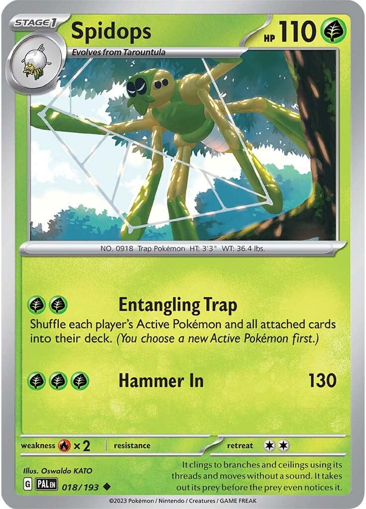 Spidops (018/193) [Scarlet & Violet: Paldea Evolved] Pokémon