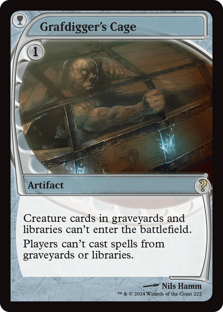 Grafdigger's Cage (Future Sight) [Mystery Booster 2] Magic: The Gathering