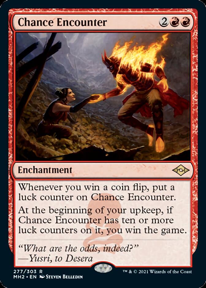 Chance Encounter (Foil Etched) [Modern Horizons 2] Magic: The Gathering