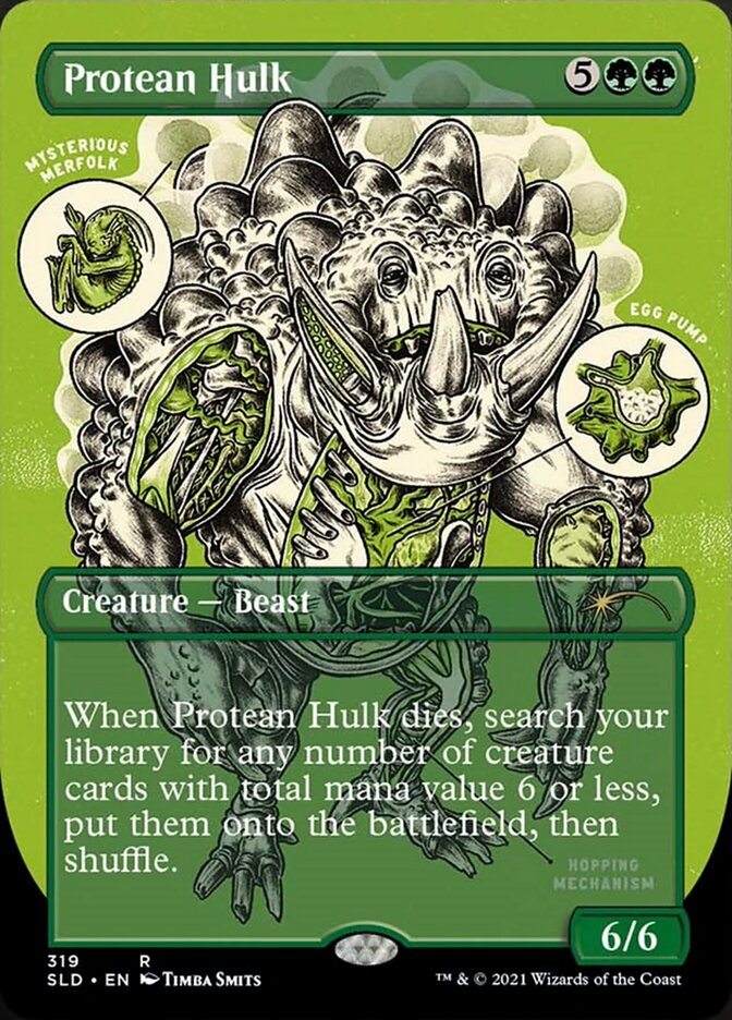 Protean Hulk (Borderless) [Secret Lair Drop Series] Magic: The Gathering