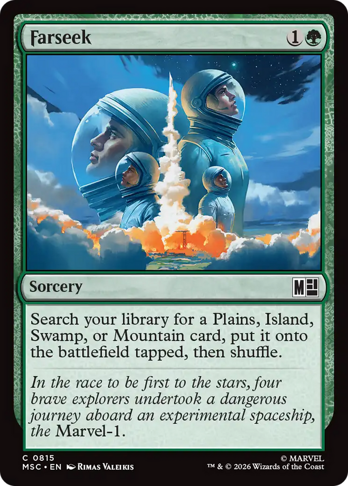 Farseek [Marvel Super Heroes Commander] Magic: The Gathering