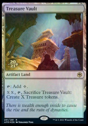 Treasure Vault [Dungeons & Dragons: Adventures in the Forgotten Realms Prerelease Promos] Magic: The Gathering