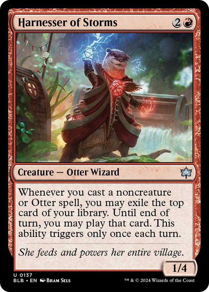 Harnesser of Storms [Bloomburrow] Magic: The Gathering