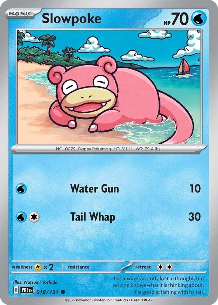 Slowpoke (018/131) [Scarlet & Violet: Prismatic Evolutions] Pokémon