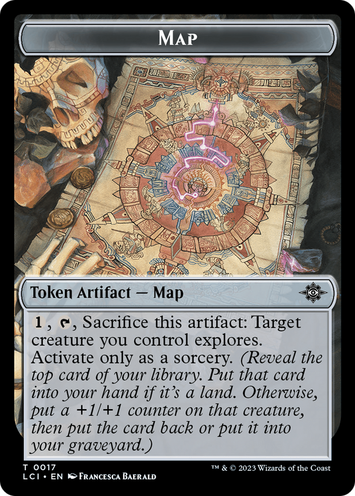 Shapeshifter // Map Double-Sided Token [Lorwyn Eclipsed Tokens] Magic: The Gathering