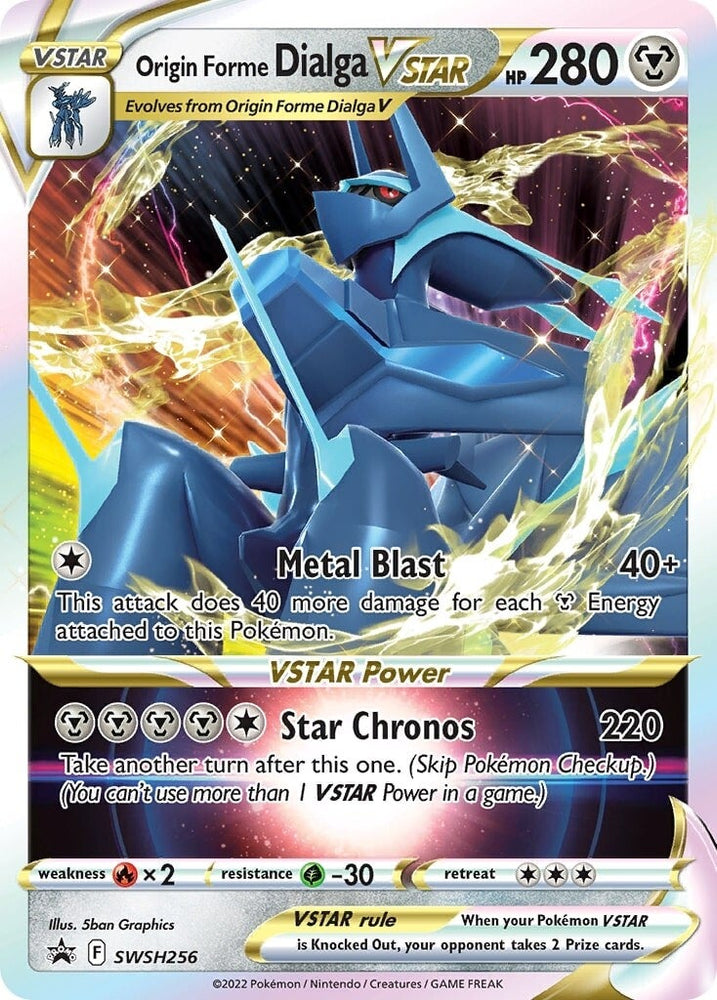 Origin Forme Dialga VSTAR (SWSH256) (Jumbo Card) [Sword & Shield: Black Star Promos] Pokémon