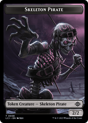 Gnome // Skeleton Pirate Double-Sided Token [The Lost Caverns of Ixalan Tokens] Magic: The Gathering
