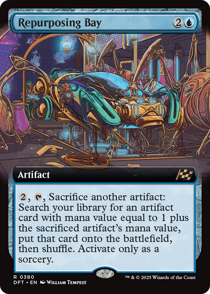 Repurposing Bay (Extended Art) [Aetherdrift] Magic: The Gathering