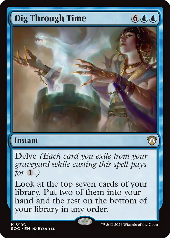 Dig Through Time [Secrets of Strixhaven Commander] Magic: The Gathering