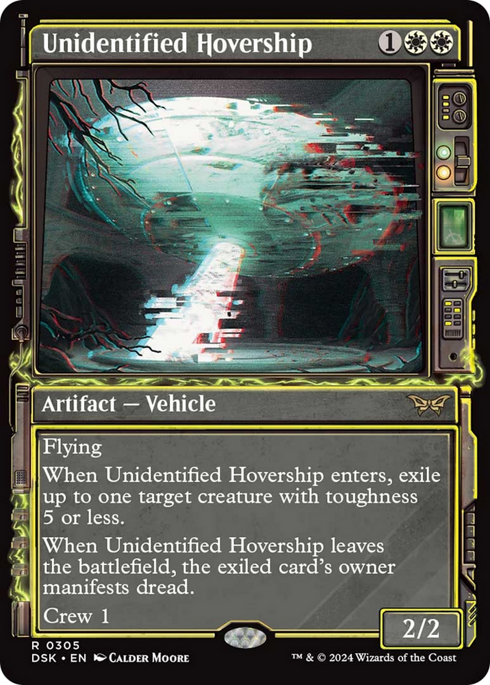 Unidentified Hovership (Showcase) [Duskmourn: House of Horror] Magic: The Gathering