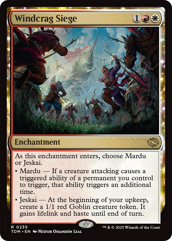 Windcrag Siege [Tarkir: Dragonstorm] Magic: The Gathering