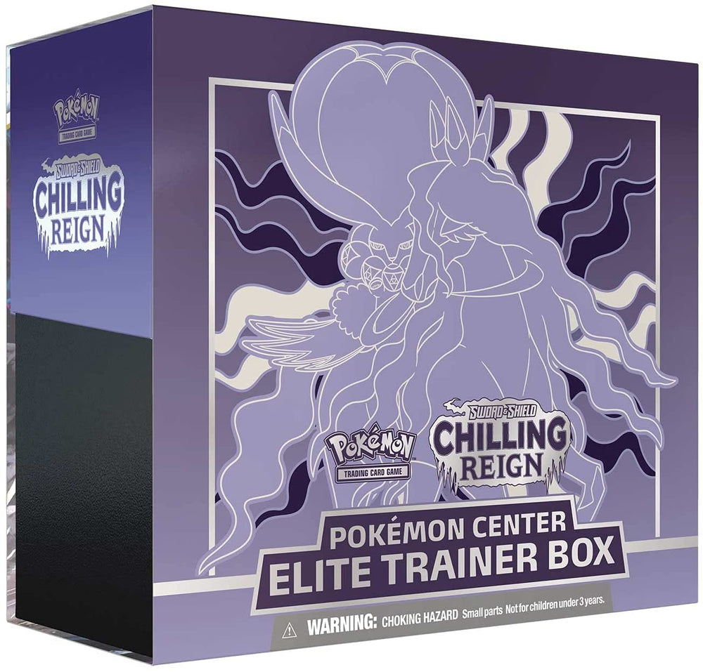 Sword & Shield: Chilling Reign - Elite Trainer Box (Shadow Rider Calyrex) (Pokemon Center Exclusive) Pokémon