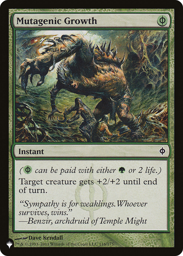 Mutagenic Growth [The List] Magic: The Gathering