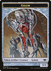 Goblin (010) // Golem (018) Double-Sided Token [Modern Horizons Tokens] Magic: The Gathering