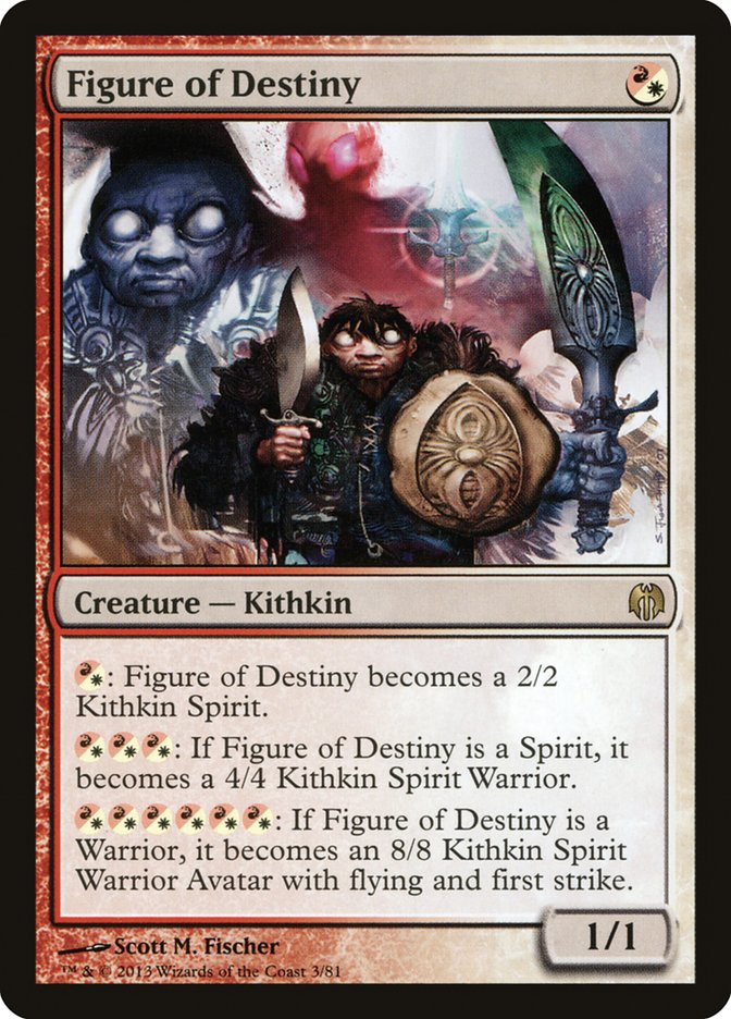 Figure of Destiny [Duel Decks: Heroes vs. Monsters] Magic: The Gathering