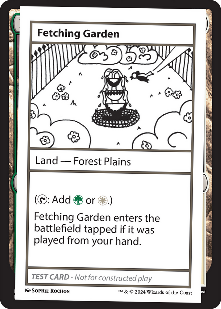 Fetching Garden [Mystery Booster 2 Playtest Cards] Magic: The Gathering