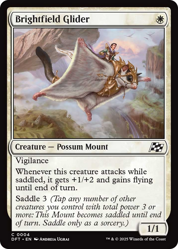 Brightfield Glider [Aetherdrift] Magic: The Gathering
