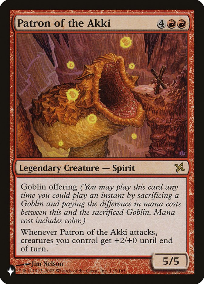 Patron of the Akki [The List] Magic: The Gathering