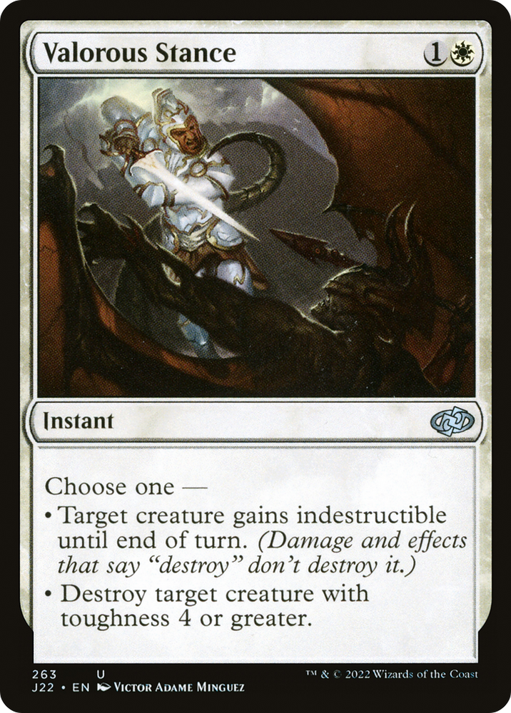 Valorous Stance (263) [Jumpstart 2022] Magic: The Gathering