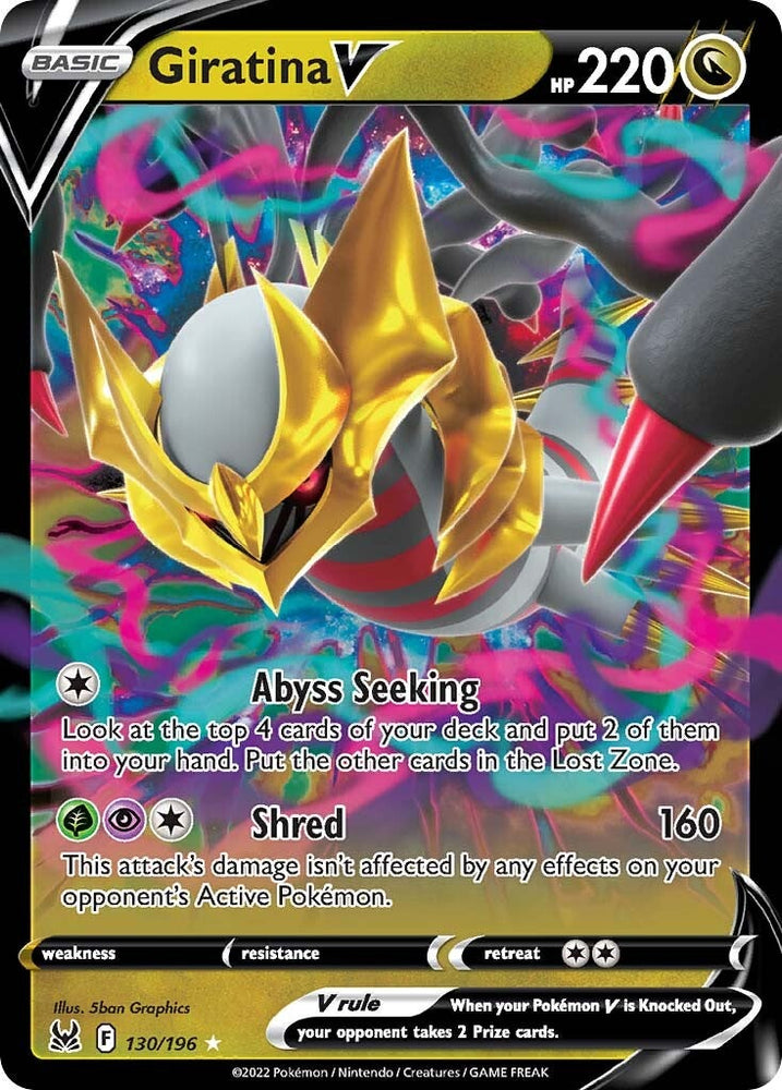 Giratina V (130/196) [Sword & Shield: Lost Origin] Pokémon
