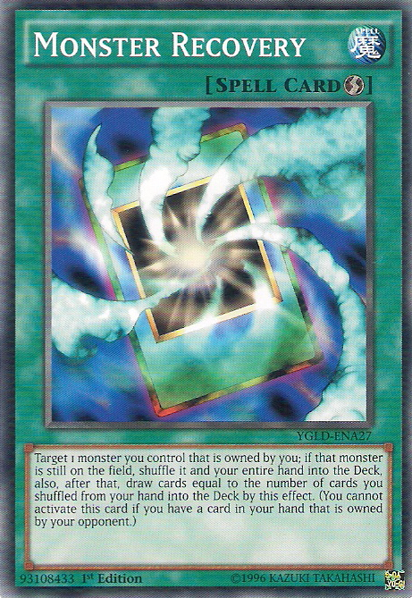 Monster Recovery [YGLD-ENA27] Common Yu-Gi-Oh!