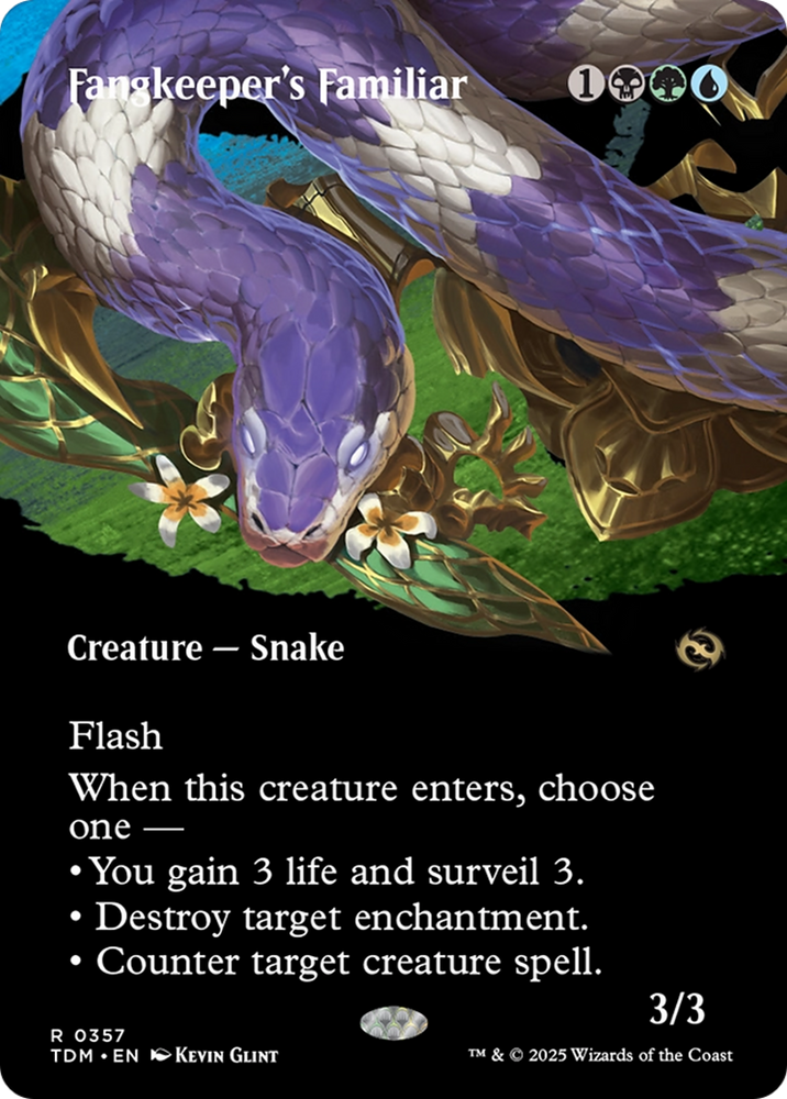 Fangkeeper's Familiar (Borderless) [Tarkir: Dragonstorm] Magic: The Gathering