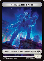 Mutant // Ninja Turtle Spirit Double-Sided Token [Teenage Mutant Ninja Turtles Tokens] Magic: The Gathering