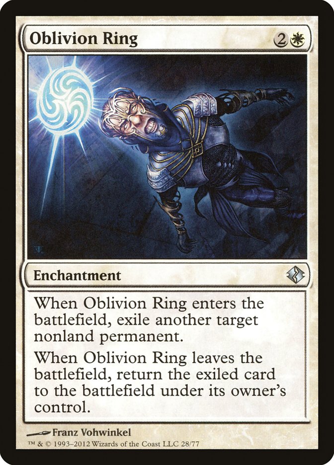 Oblivion Ring [Duel Decks: Venser vs. Koth] Magic: The Gathering