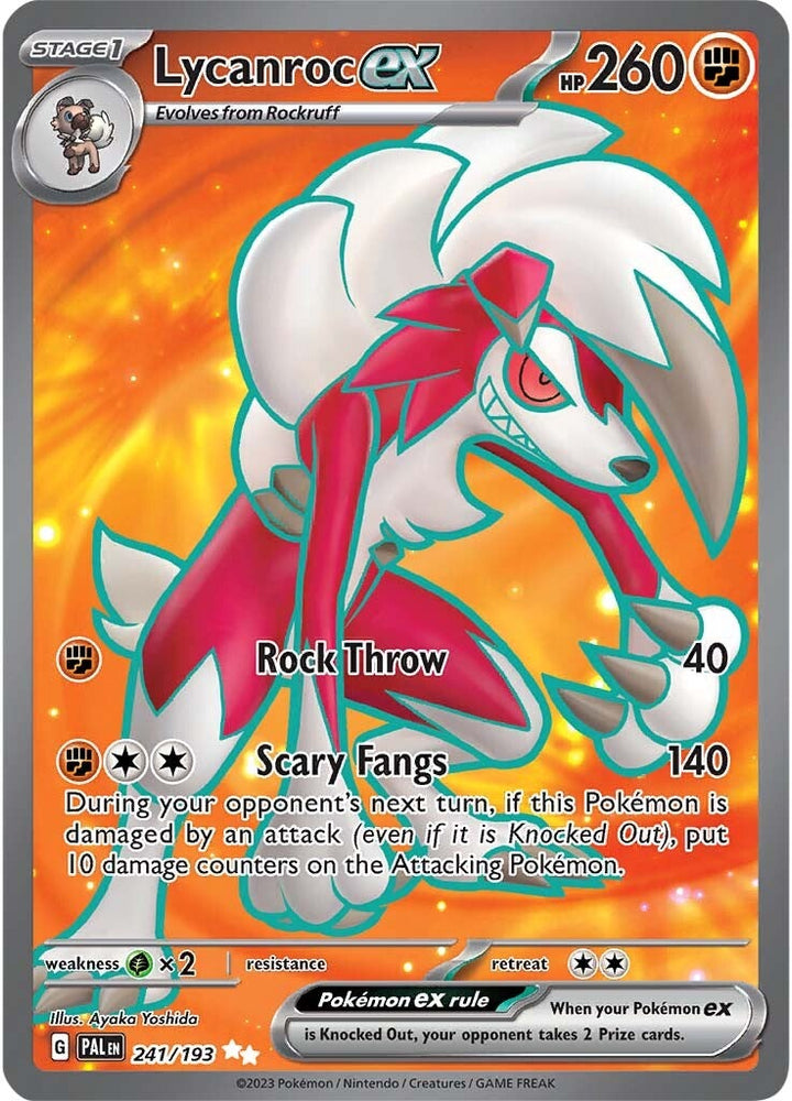 Lycanroc ex (241/193) [Scarlet & Violet: Paldea Evolved] Pokémon