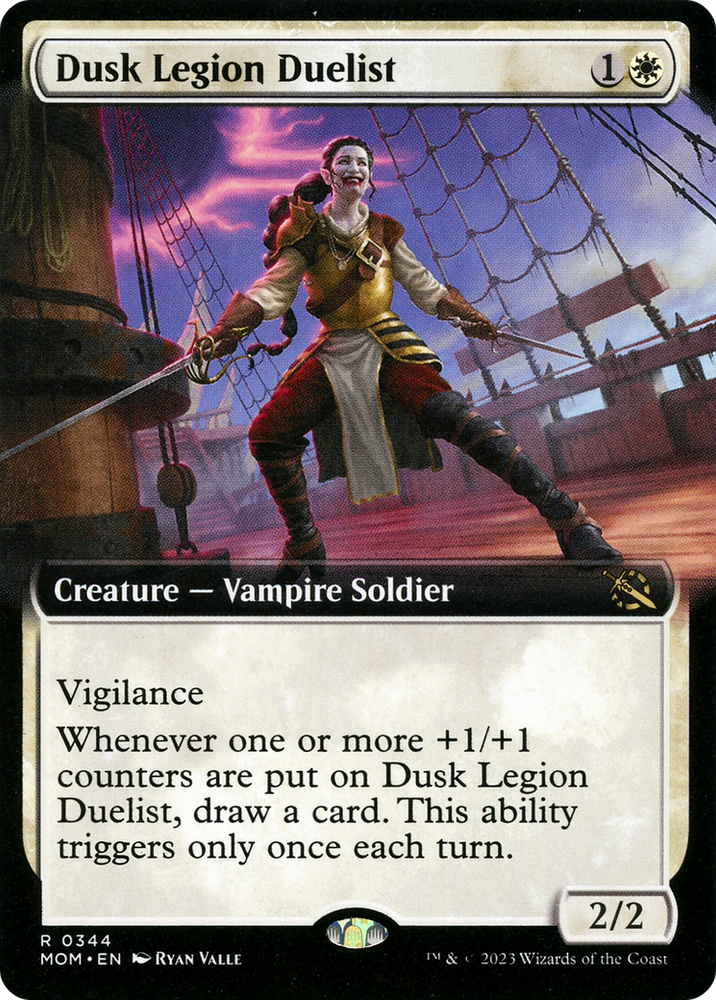 Dusk Legion Duelist (Extended Art) [March of the Machine] Magic: The Gathering