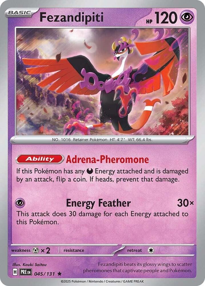 Fezandipiti (045/131) [Scarlet & Violet: Prismatic Evolutions] Pokémon