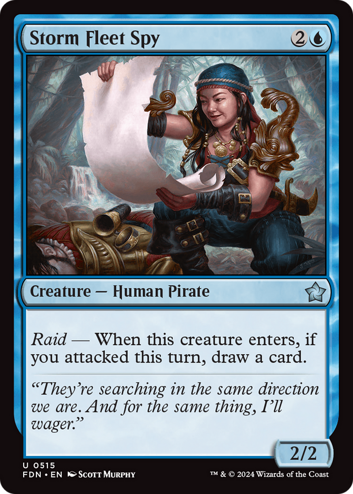 Storm Fleet Spy [Foundations] Magic: The Gathering