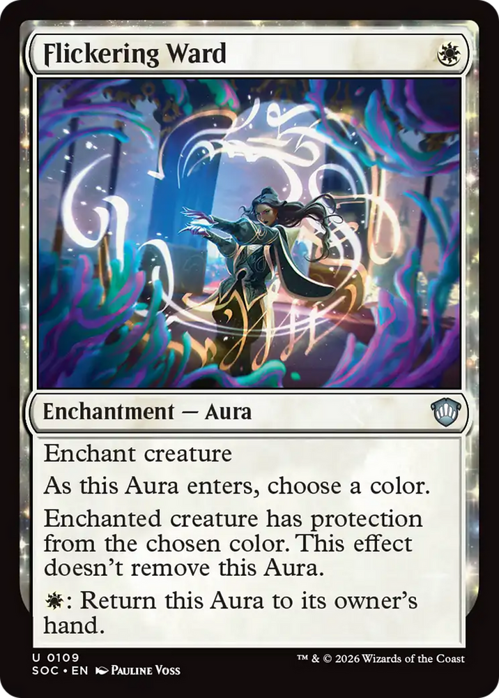 Flickering Ward [Secrets of Strixhaven Commander] Magic: The Gathering