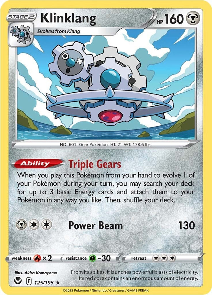 Klinklang (125/195) [Sword & Shield: Silver Tempest] Pokémon