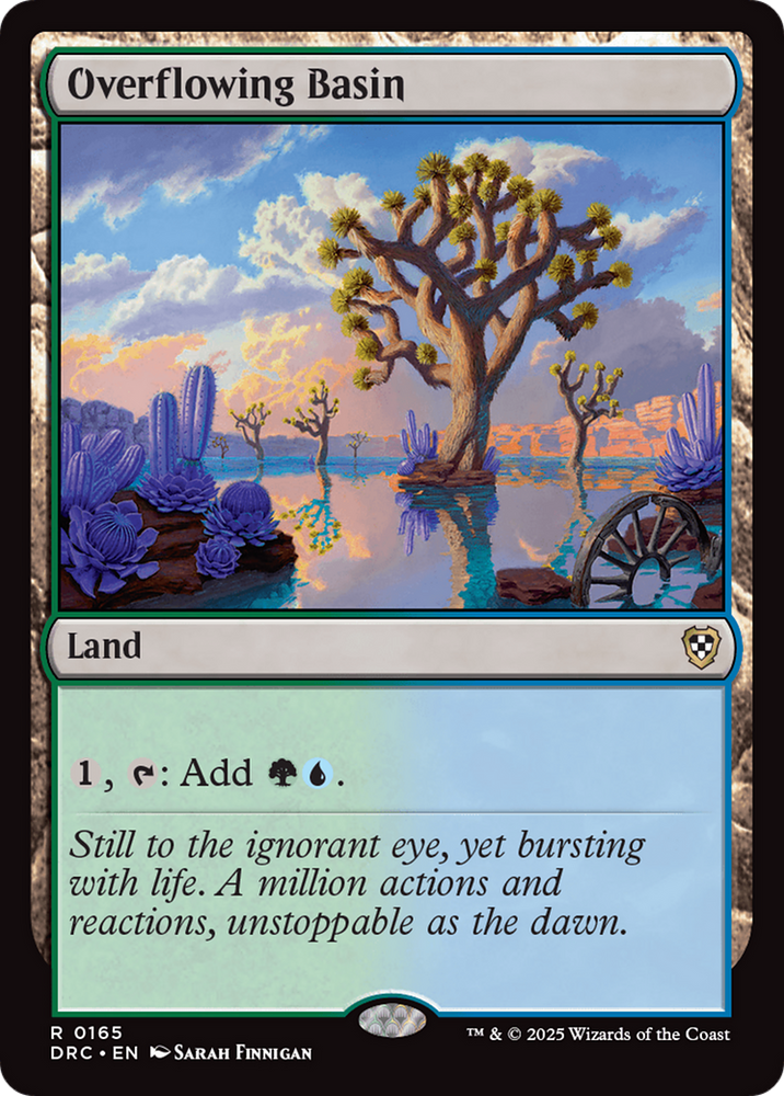 Overflowing Basin [Aetherdrift Commander] Magic: The Gathering