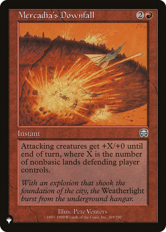 Mercadia's Downfall [The List] Magic: The Gathering