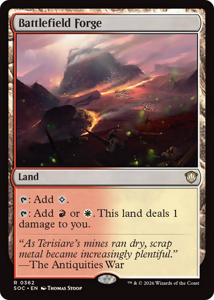 Battlefield Forge [Secrets of Strixhaven Commander] Magic: The Gathering