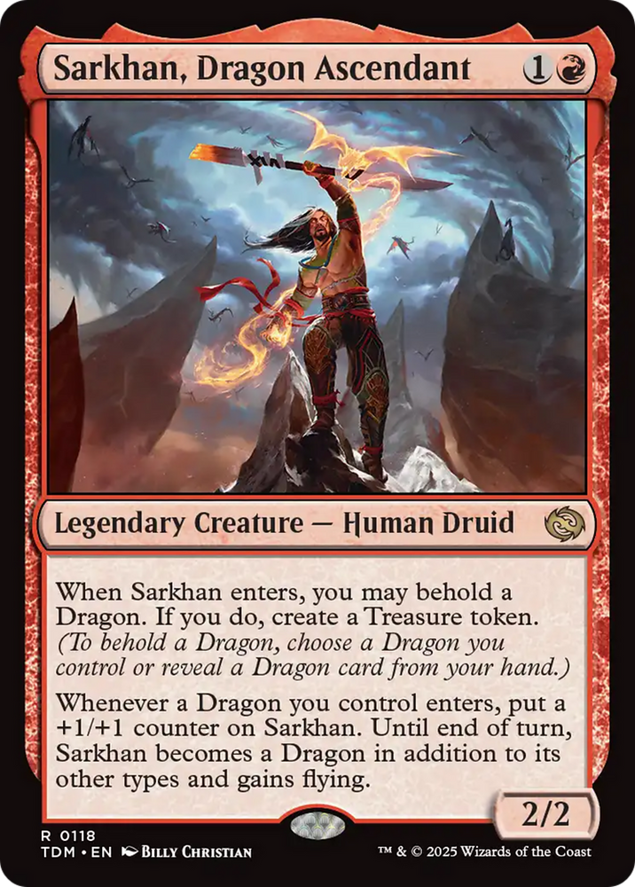 Sarkhan, Dragon Ascendant (118) [Tarkir: Dragonstorm] Magic: The Gathering