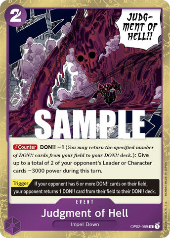 Judgment of Hell [Paramount War] Bandai