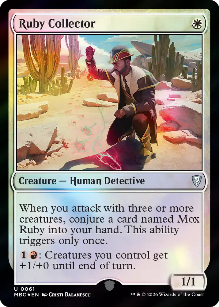 Ruby Collector [Mystery Booster: Commander Edition] Magic: The Gathering