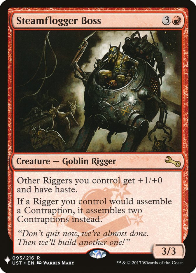 Steamflogger Boss [The List] Magic: The Gathering