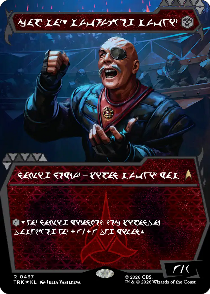 General Chang, Cold Warrior (0437) (Showcase Klingon) [Star Trek] Magic: The Gathering